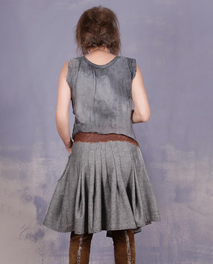 'it's a wrap' fall/winter asymmetrical full skirt