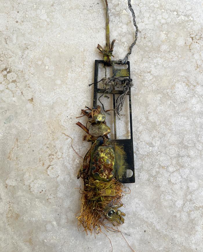 'a forest story' large pendant necklace