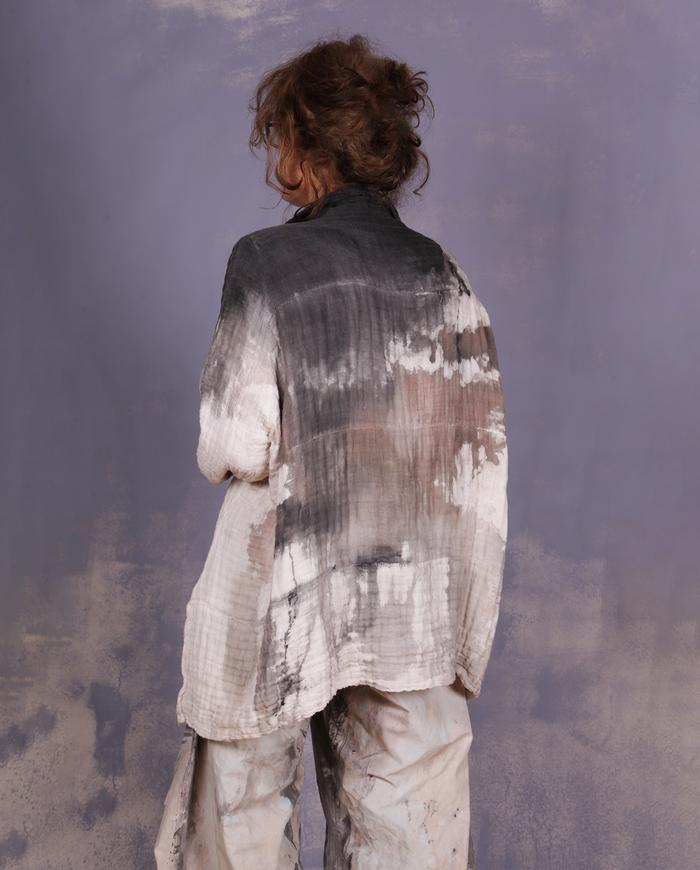 'wrapped in a fluffy cloud' softest textured thick gauze jacket