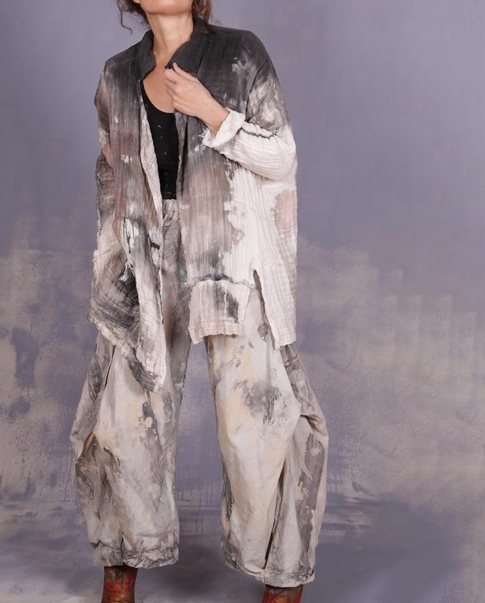 'wrapped in a fluffy cloud' softest textured thick gauze jacket