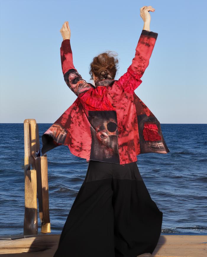 'like red hot chili pepper' detailed art jacket