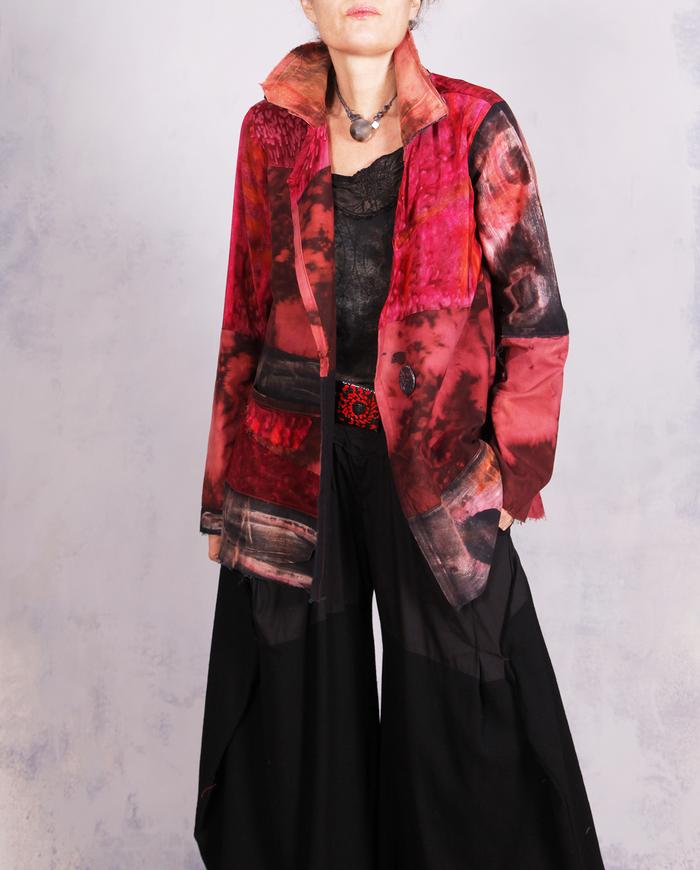 'like red hot chili pepper' detailed art jacket