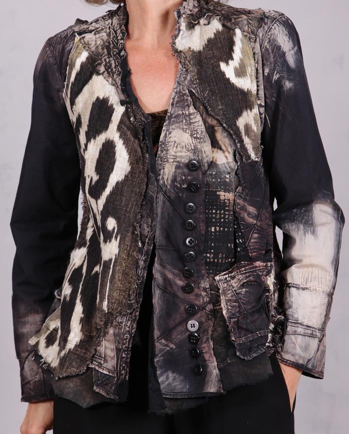 'the Lyras are playing' detailed modern fitted jacket