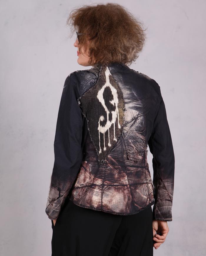 'the Lyras are playing' detailed modern fitted jacket