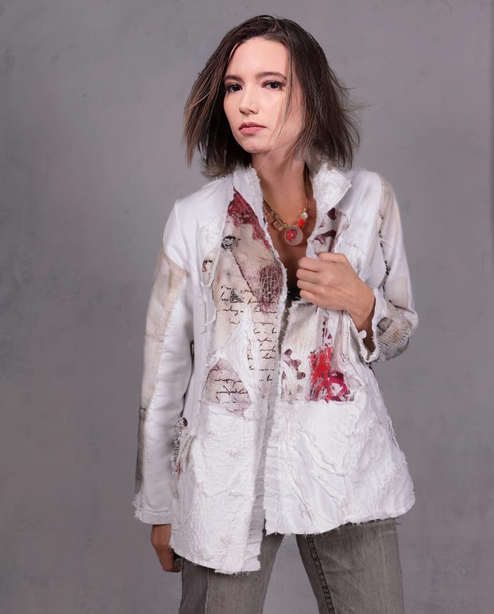 'canvas your options' detailed summer jacket