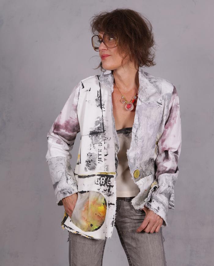 'off the urban record' detailed one-size structured jacket