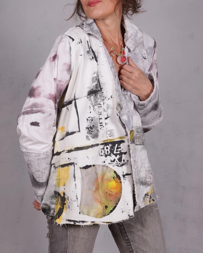 'off the urban record' detailed one-size structured jacket