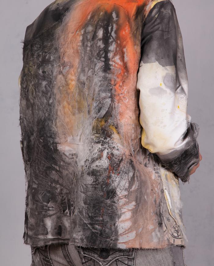 'sub-surface exposure' highly detailed lightweight jacket