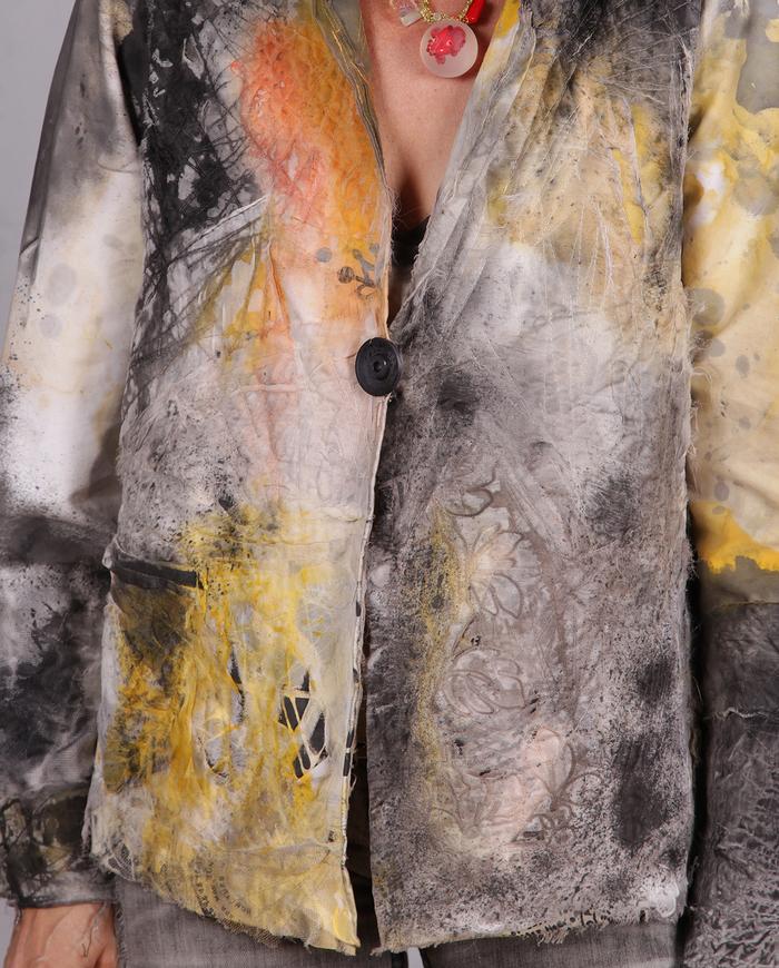 'sub-surface exposure' highly detailed lightweight jacket