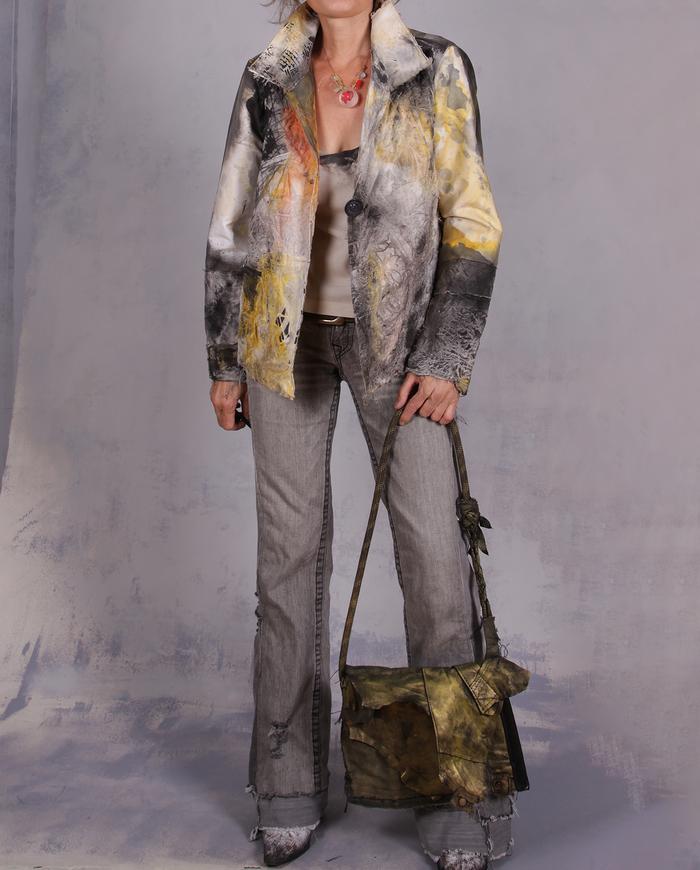 'sub-surface exposure' highly detailed lightweight jacket