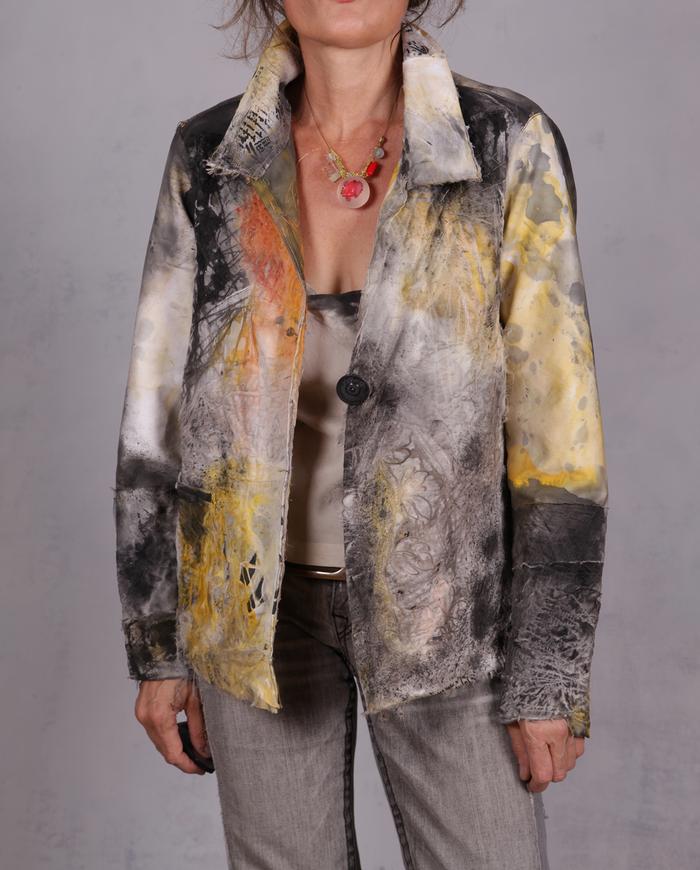 'sub-surface exposure' highly detailed lightweight jacket