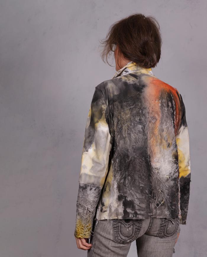 'sub-surface exposure' highly detailed lightweight jacket