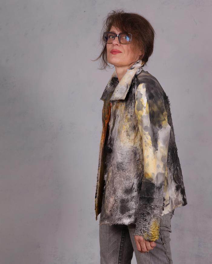 'sub-surface exposure' highly detailed lightweight jacket