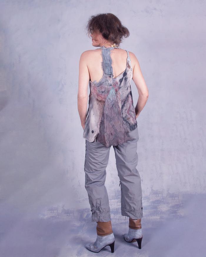 'stone sculpture in motion' highly detailed cropped low-rise pants