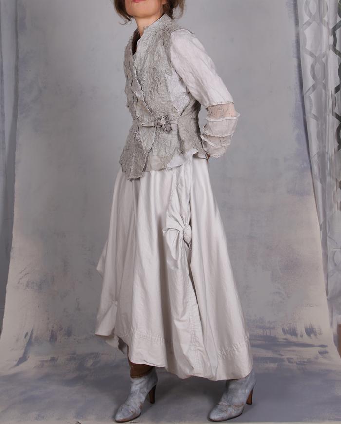 'your summer is waiting' asymmetrical cotton dress