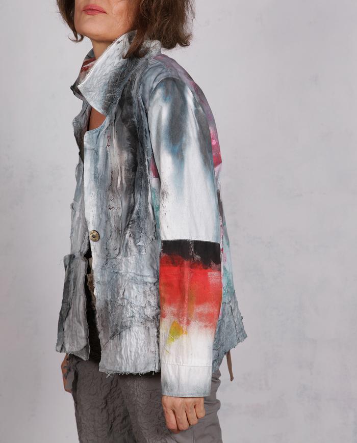 'sweet dreams and sunrise' detailed light cotton jacket