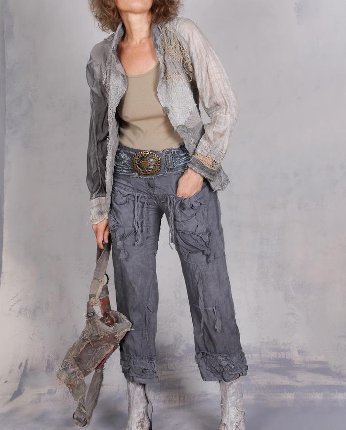 'cinder poplin cargo' lightweight highly detailed pants