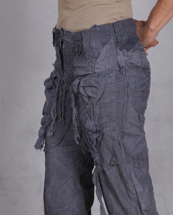 'cinder poplin cargo' lightweight highly detailed pants