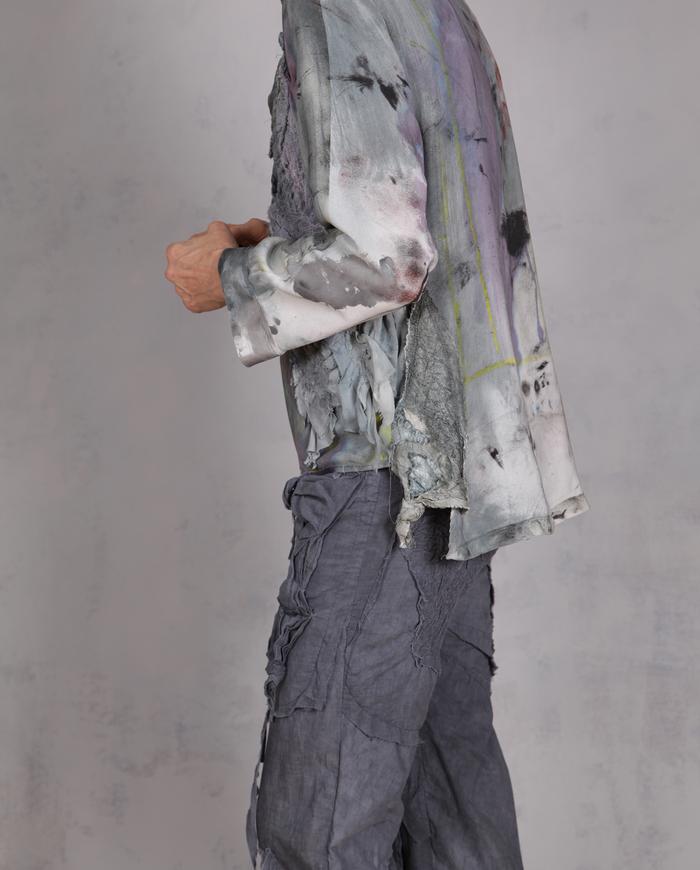 'cinder poplin cargo' lightweight highly detailed pants