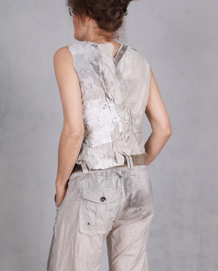 'easy as chinos' hand-printed detailed lightweight pants
