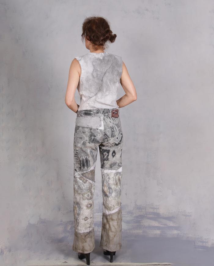 'the neutral canvas denim' bootcut pants