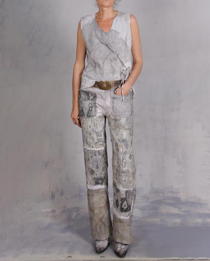 'the neutral canvas denim' bootcut pants