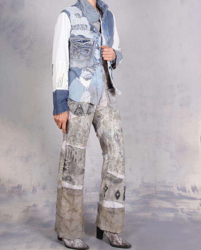 'the neutral canvas denim' bootcut pants