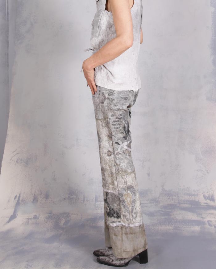 'the neutral canvas denim' bootcut pants