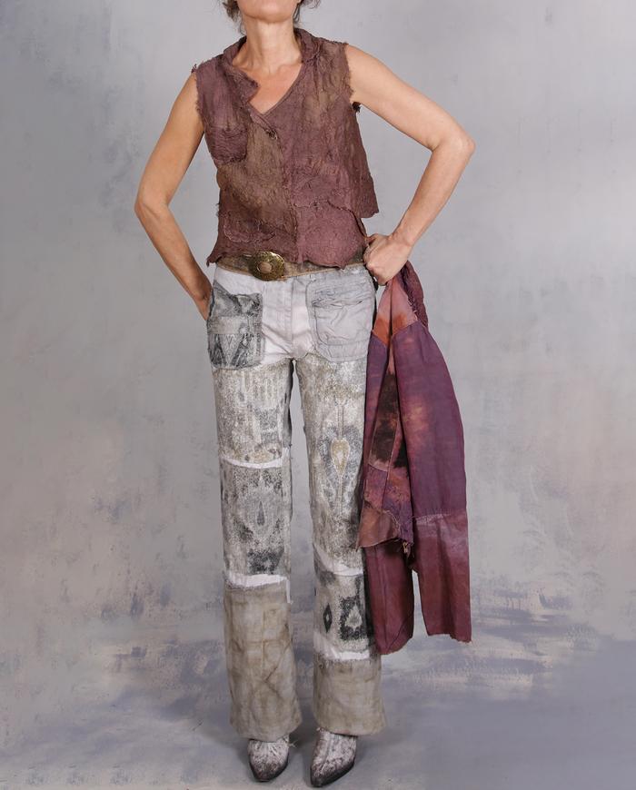 'the neutral canvas denim' bootcut pants