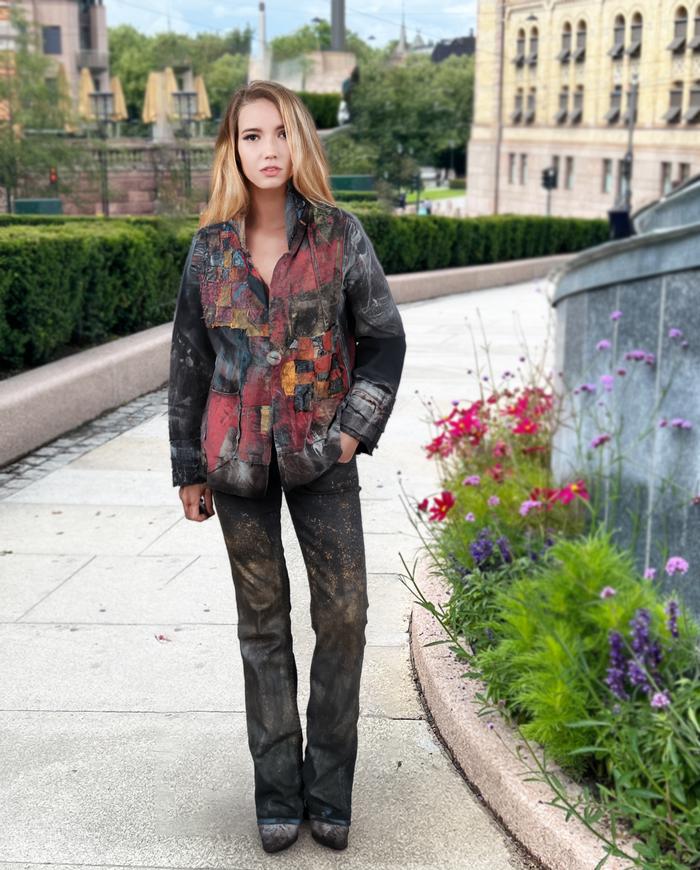 'a colorful modern menuet' highly detailed one size jacket