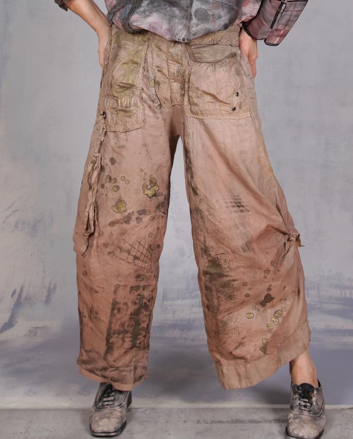 'the winning bronze' modern artsy full pants