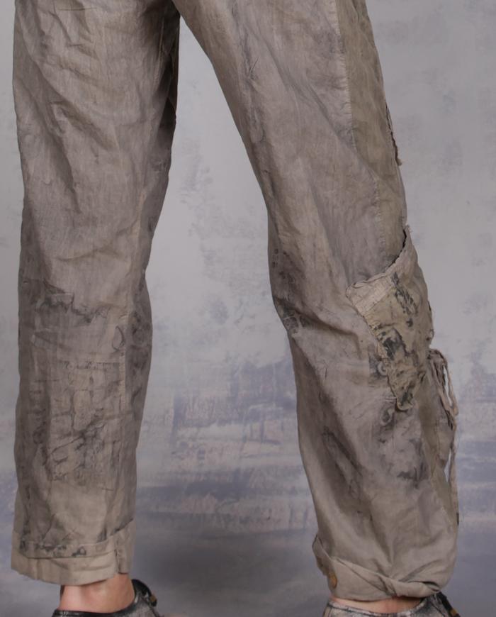 'the coolest fatigues' artsy cargo pants