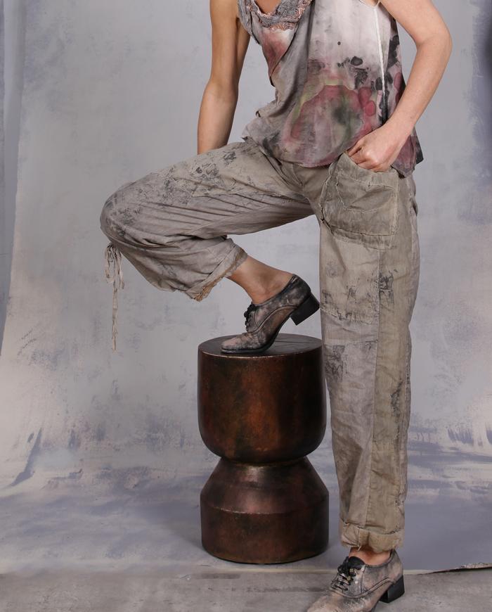 'the coolest fatigues' artsy cargo pants