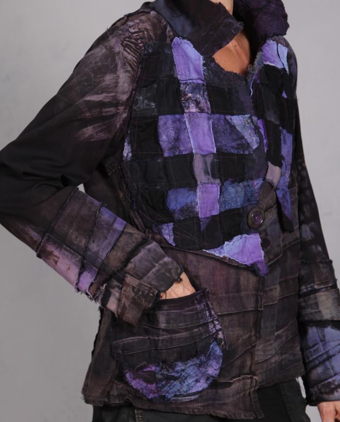 'eloquence of the thought' woven art jacket