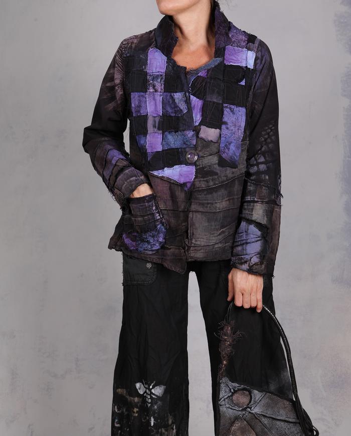 'eloquence of the thought' woven art jacket