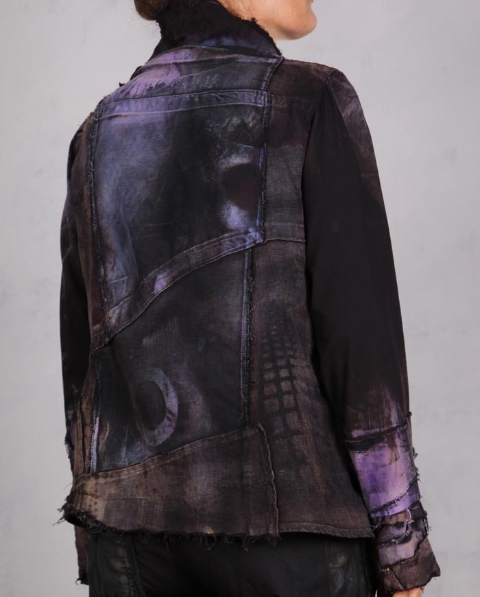 'eloquence of the thought' woven art jacket