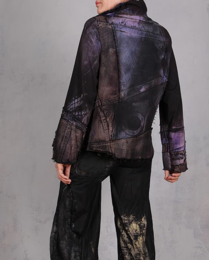 'eloquence of the thought' woven art jacket