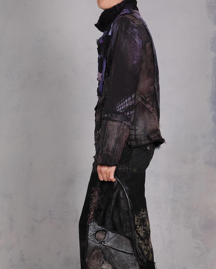 'eloquence of the thought' woven art jacket