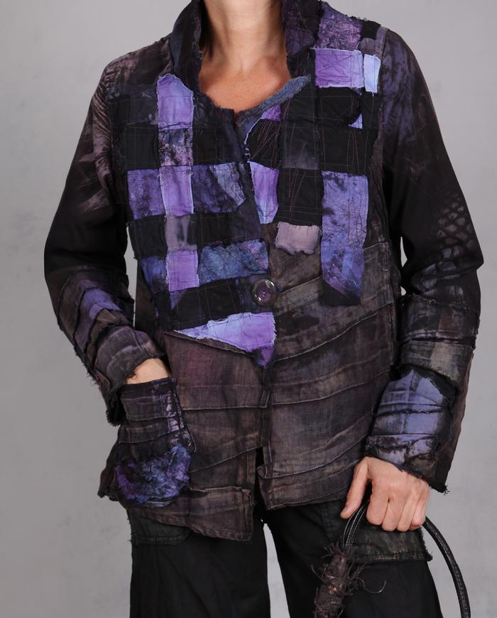 'eloquence of the thought' woven art jacket