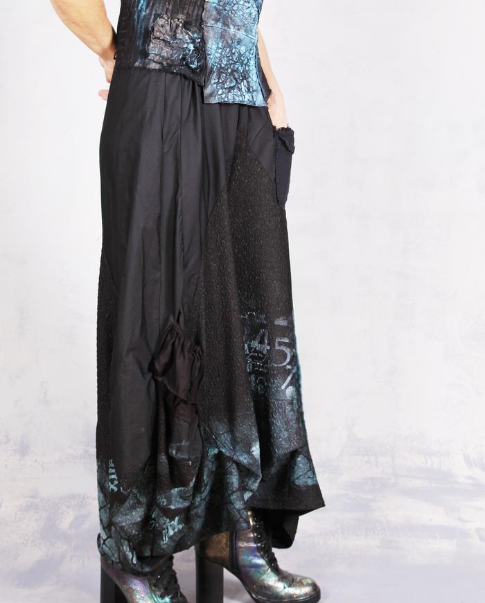 'if fun is what you want' one size full black pants