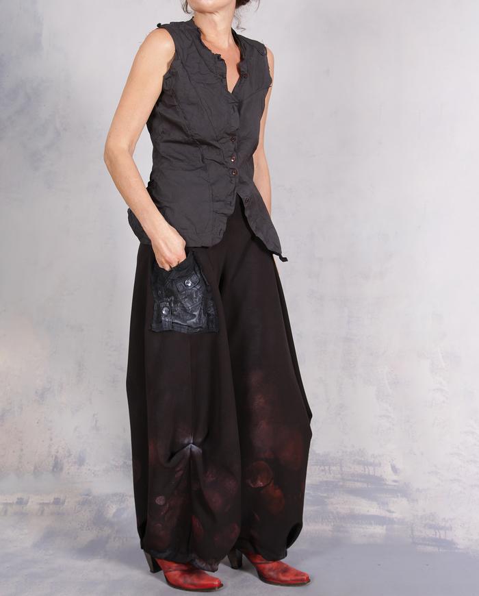 'very fully appreciated' sculpted baggy artsy pants