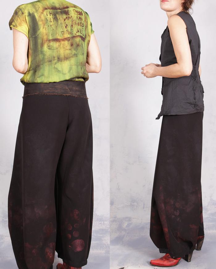 'very fully appreciated' sculpted baggy artsy pants