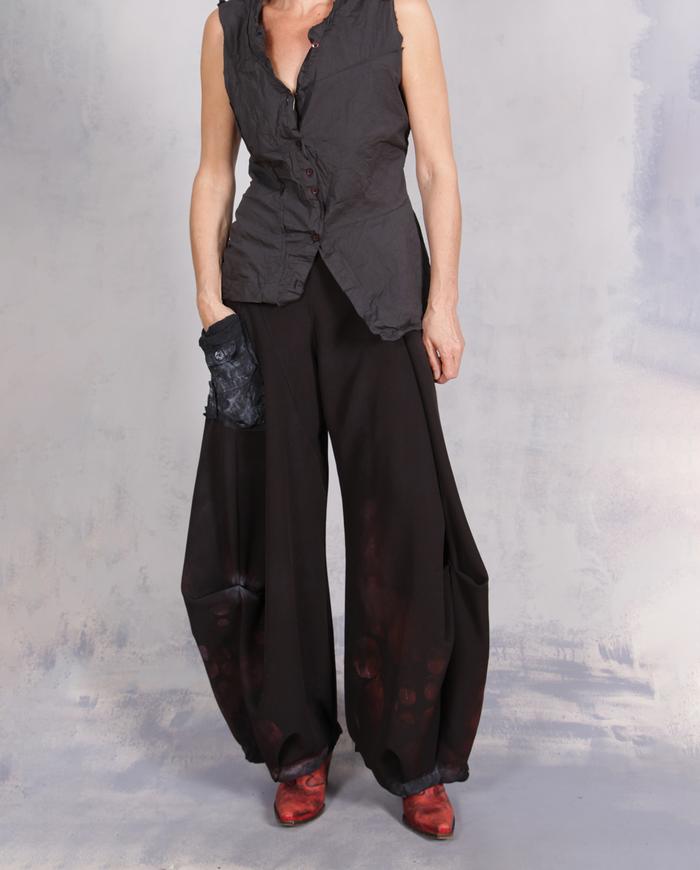 'very fully appreciated' sculpted baggy artsy pants
