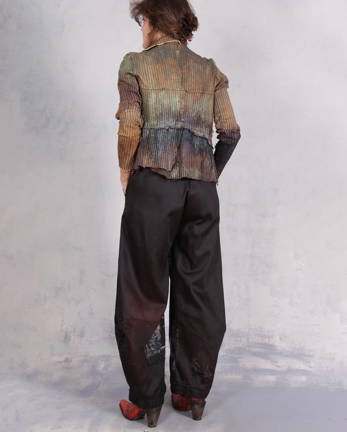 'mixed up for the good' tapered painted pants