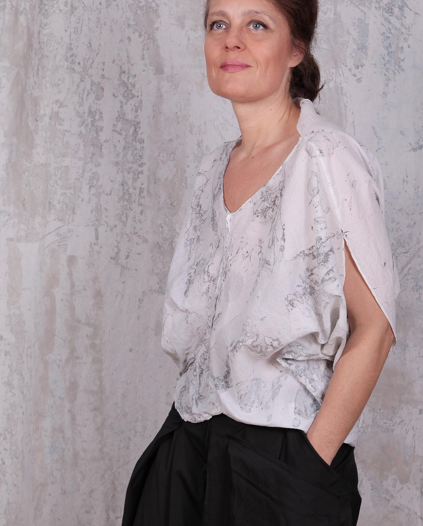 ArttoWear by Tatiana Palnitska weightless cotton batiste hand