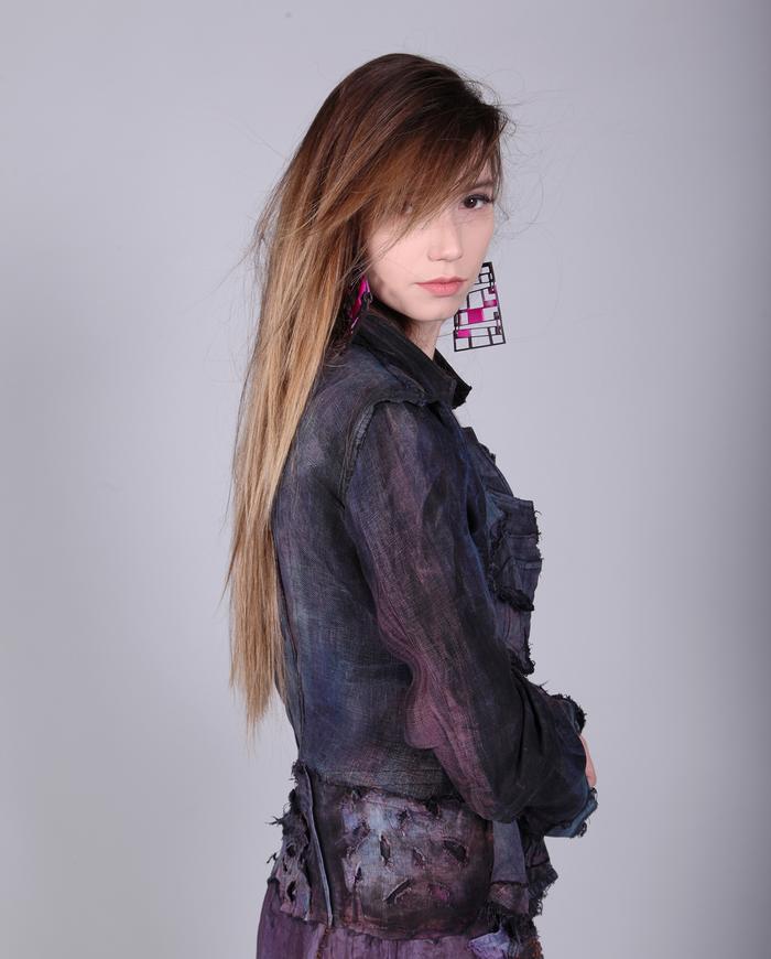 Art-to-Wear by Tatiana Palnitska - detailed distressed short jacket in ...