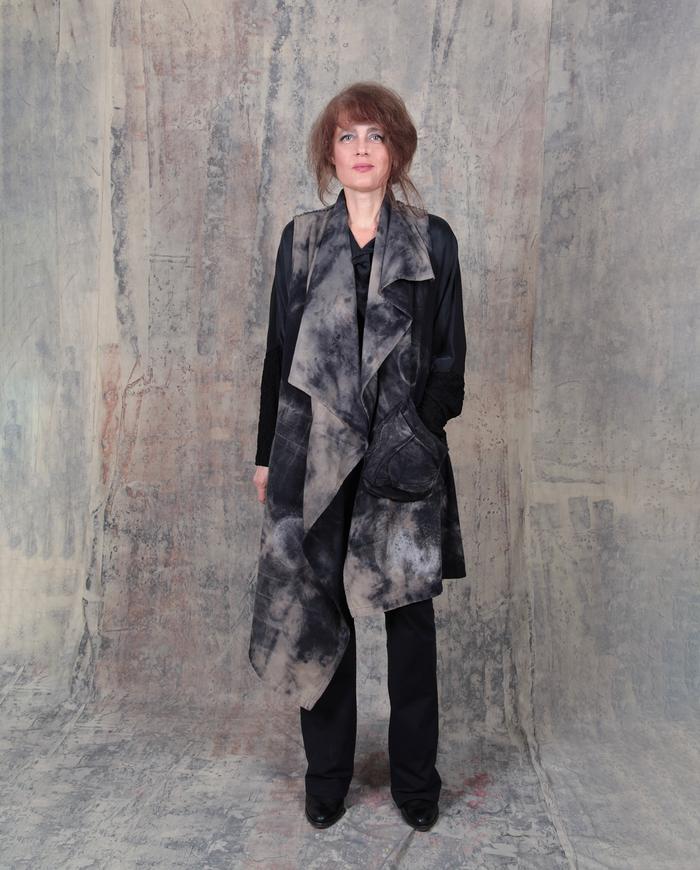 ArttoWear by Tatiana Palnitska cuddly asymmetrical black and white