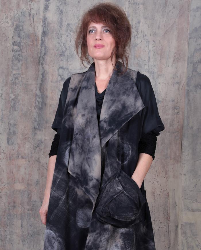 Art-to-Wear by Tatiana Palnitska - cuddly asymmetrical black and white ...