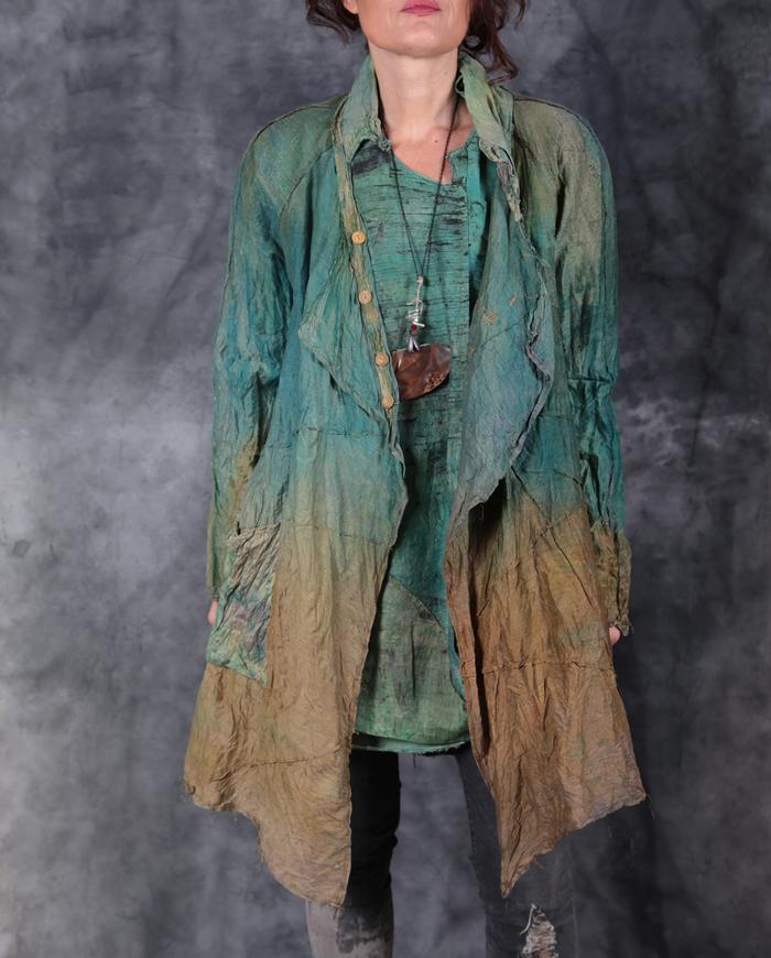 ArttoWear by Tatiana Palnitska stonewashed look handpainted