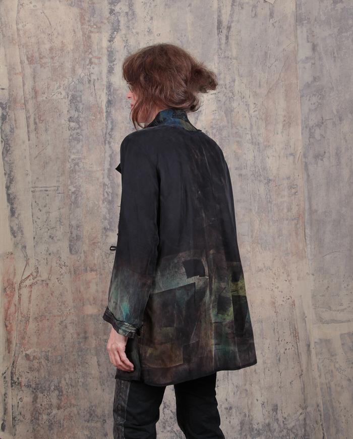 'hints of nature' drapey lightweight jacket